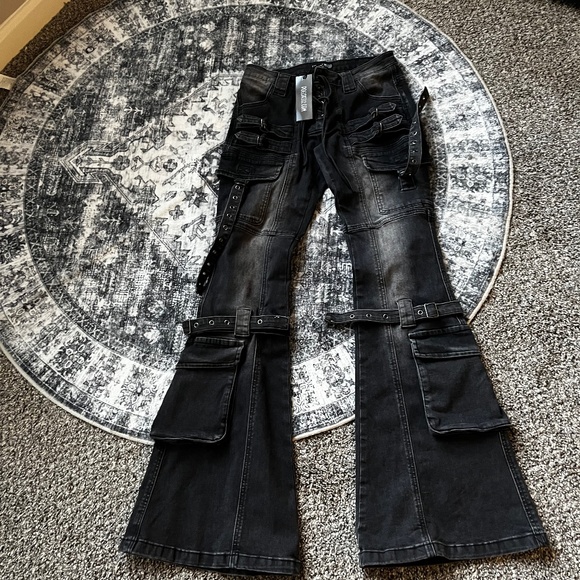 Dolls Kill Denim - Aurora flared cargos